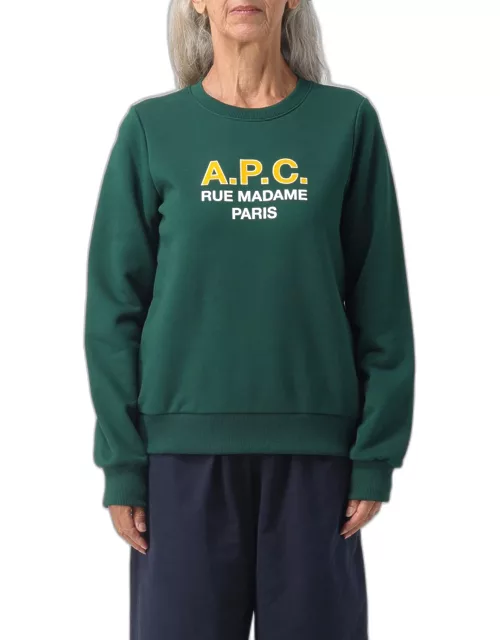 Sweatshirt A.P.C. Woman colour Green