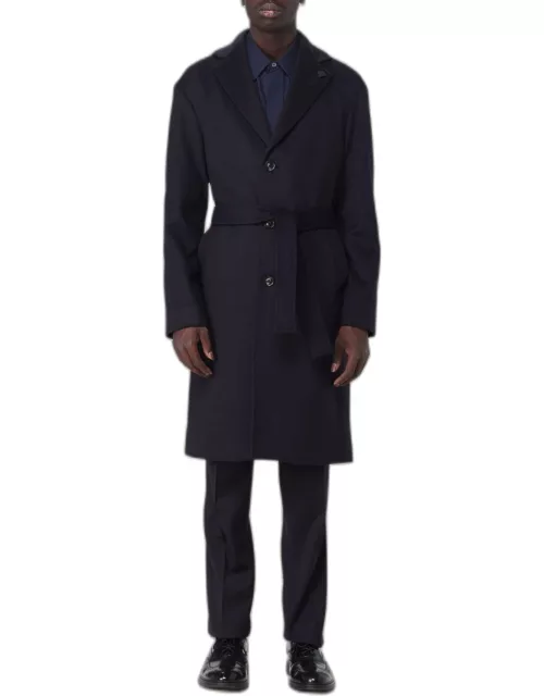 Coat LARDINI Men colour Blue