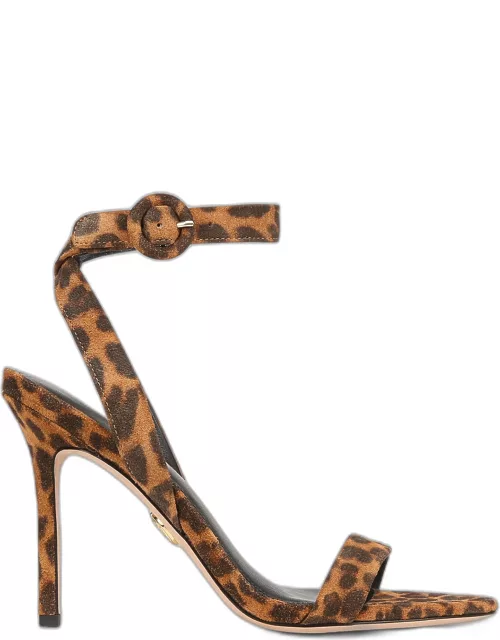 Darcelle Leopard Ankle-Strap Sandal