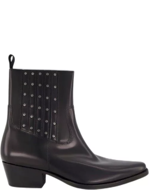 Men's Studded Leather Chelsea Boot