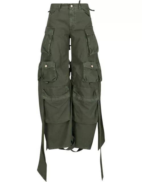 The Attico Cargo Pants Cut Out