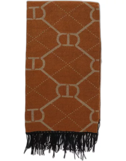 Scarf TWINSET Woman colour Coffee