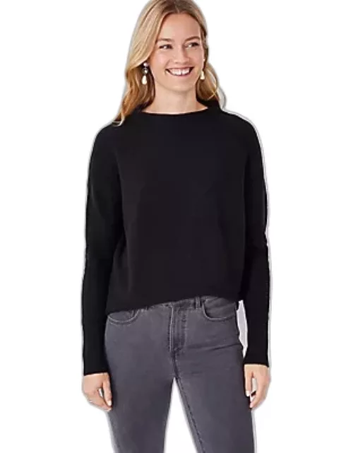 Ann Taylor Funnel Neck Wedge Sweater