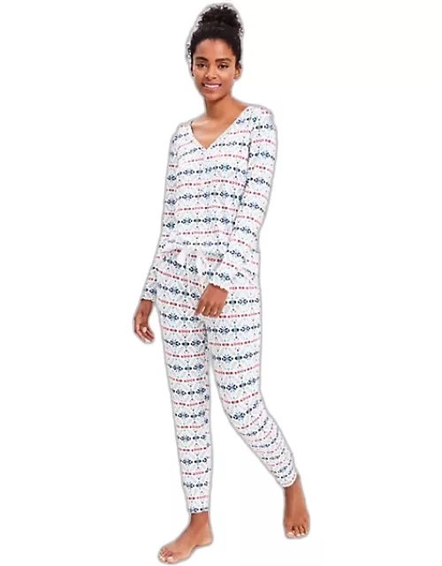 Loft Fair Isle Pajama Set