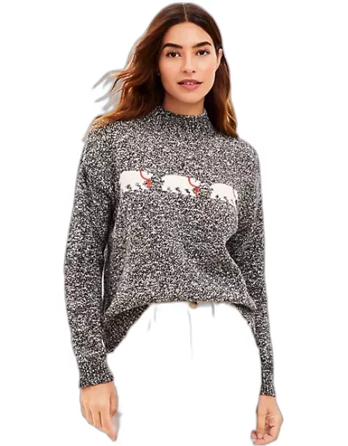 Loft Polar Bear Mock Neck Sweater