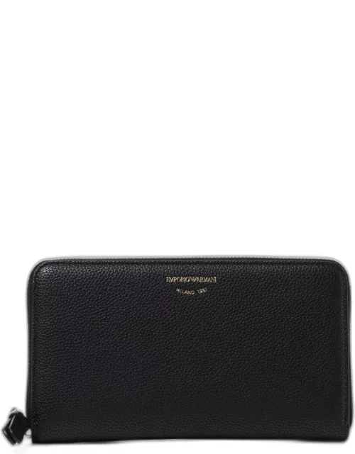 Wallet EMPORIO ARMANI Woman colour Black