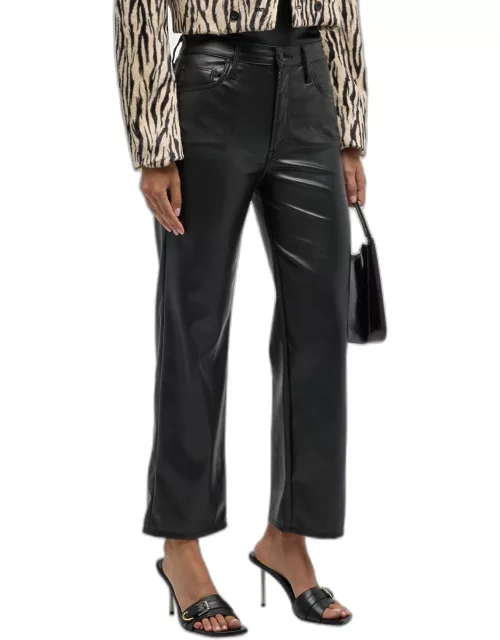 The Rambler Zip Ankle Faux-Leather Pant