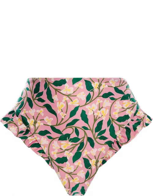 Jengibre High-Waist Ruffle Bikini Bottom