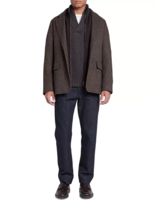 Men's Sefton Wool-Cashmere Two-Button Sport Coat