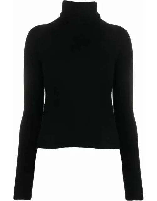 SEMICOUTURE Black Virgin Wool Sweater