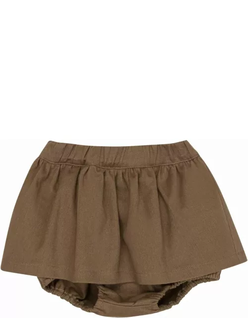Douuod Mini Skirt With Elasticated Waist