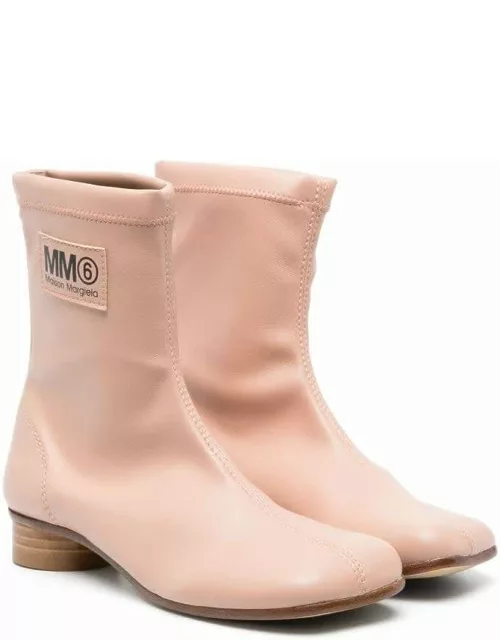 MM6 Maison Margiela Ankle Boots With Application