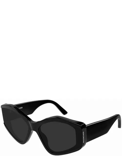 Balenciaga Eyewear Bb0302s Black Sunglasse