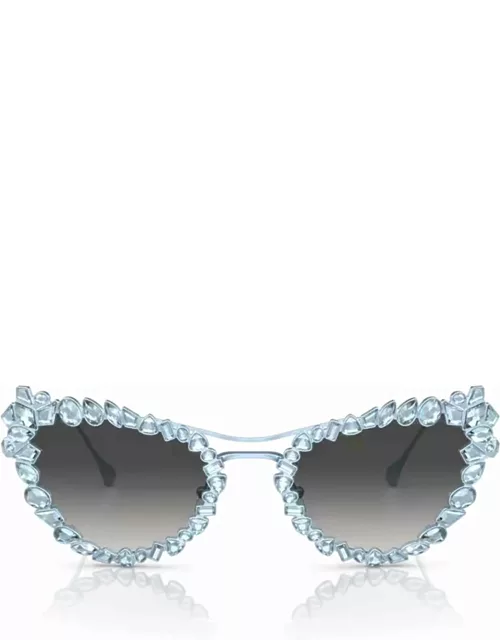 Swarovski Sk7011 Matte Light Blue Sunglasse
