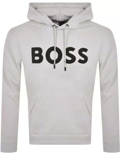 BOSS We Basic Logo Hoodie Grey
