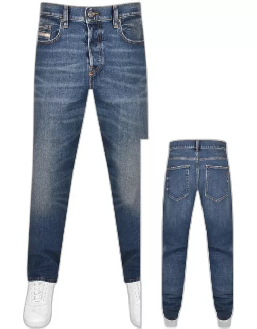 Diesel D Viker Mid Wash Jeans Mid Wash Blue