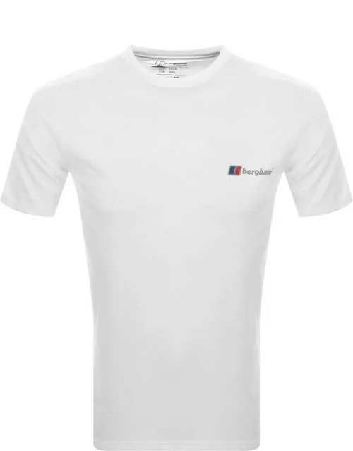 Berghaus Organic Classic Logo T Shirt White