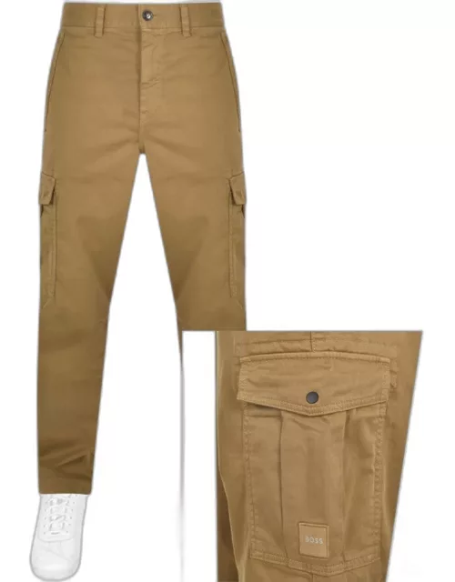 BOSS Sisla 5 Cargo Trousers Brown