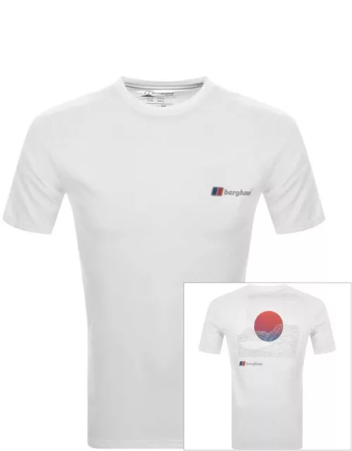 Berghaus Snowdon Logo T Shirt White