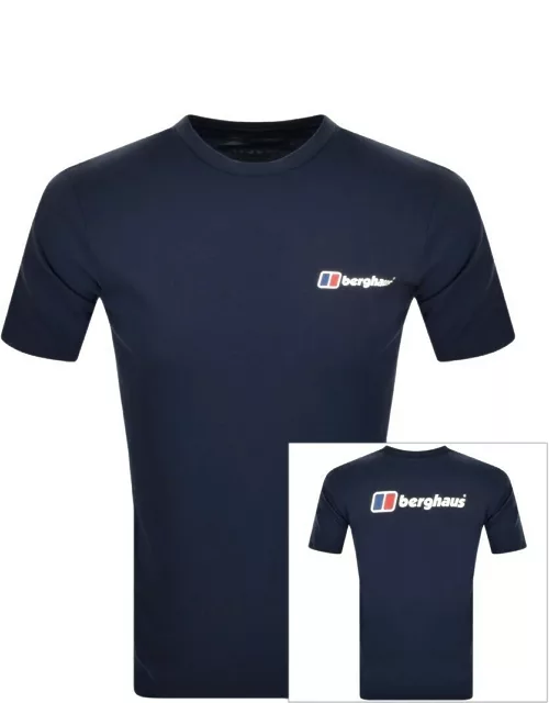 Berghaus Organic Logo T Shirt Navy