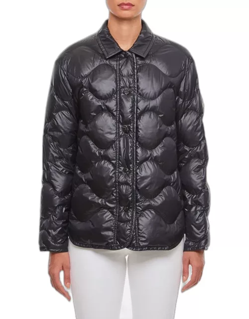 Moncler Quilted Padded Overshirt Jacket Black