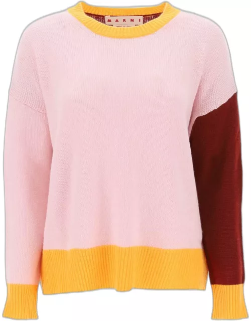 MARNI colorblocked cashmere sweater
