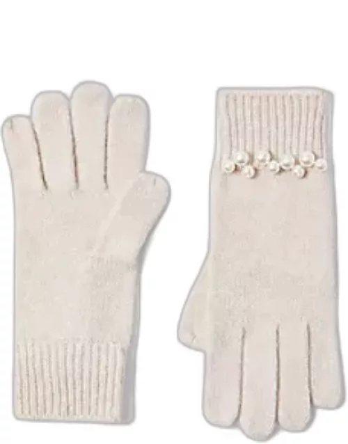 Ann Taylor Pearlized Embellished Glove