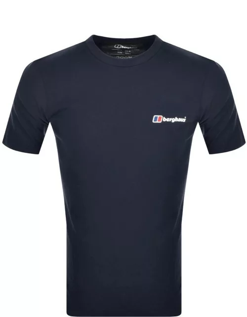 Berghaus Organic Classic Logo T Shirt Navy