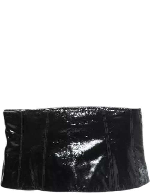 Chanel Black Leather Corset Belt