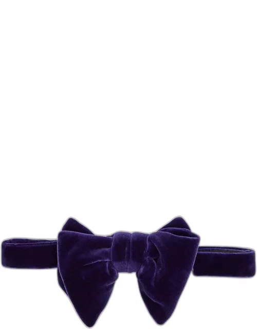 Men's Pre-Tied Velvet Bow Tie
