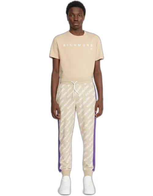 John Richmond Jogging Pants With Contrasting Logo On The Back