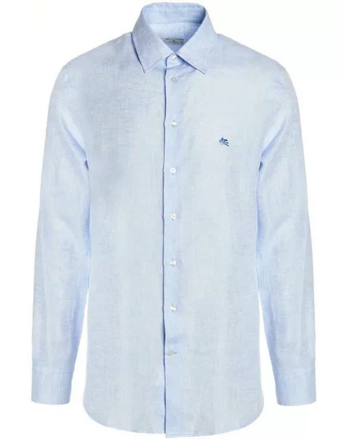 Etro Embroidered Linen Shirt
