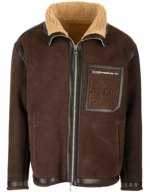 Fendi Brown Shearling Jacket