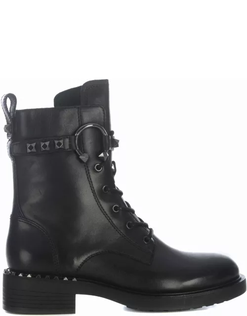 Boots Ash floyd In Leather Combat