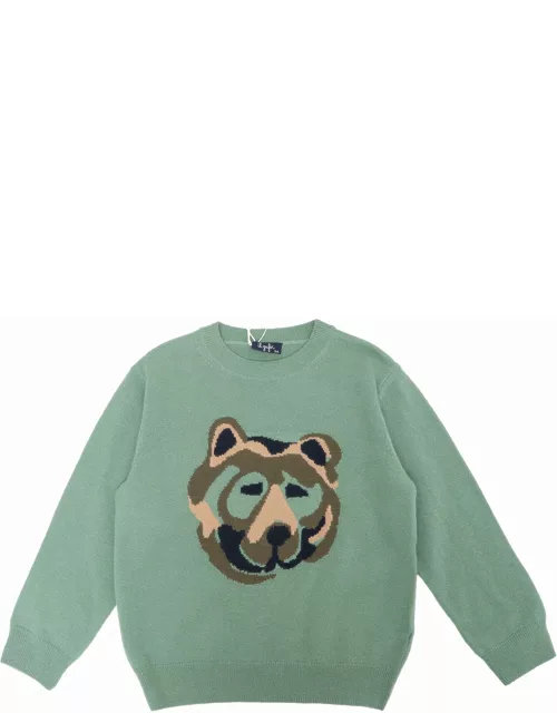 Il Gufo Bear Sweater