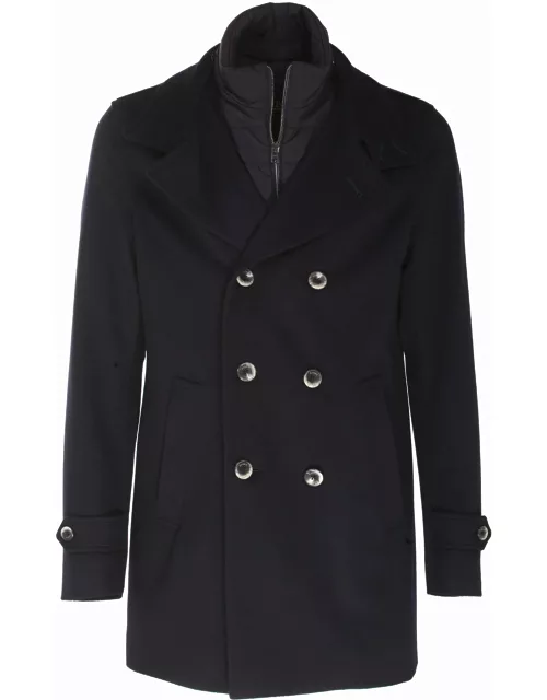 Herno H wool and cashmere coat