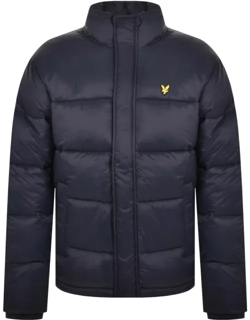Lyle And Scott Wadded Puffer Jacket Navy