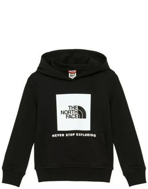 Logoed black hoodie