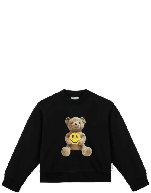 PA Smiley Bear black sweatshirt