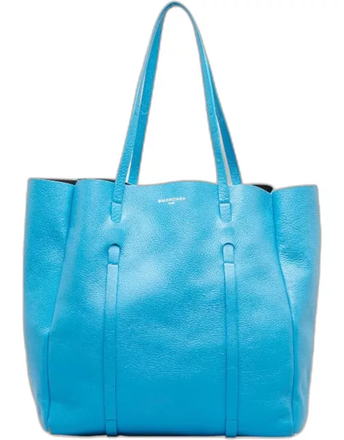 Balenciaga Blue Leather Everyday S Tote Tote Bag
