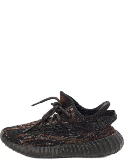 Yeezy x Adidas Black/Brown Knit Fabric Boost 350 V2 MX Rock Sneaker