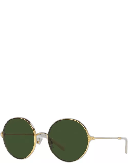 T-Monogram Round Metal & Plastic Sunglasse