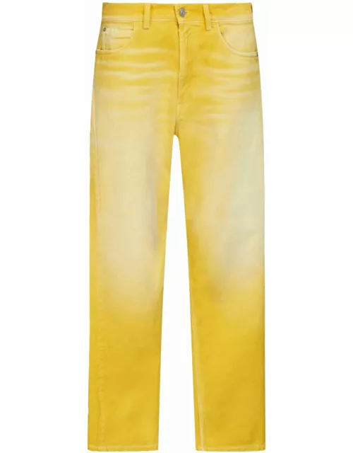 Marni Yellow Cotton Jean