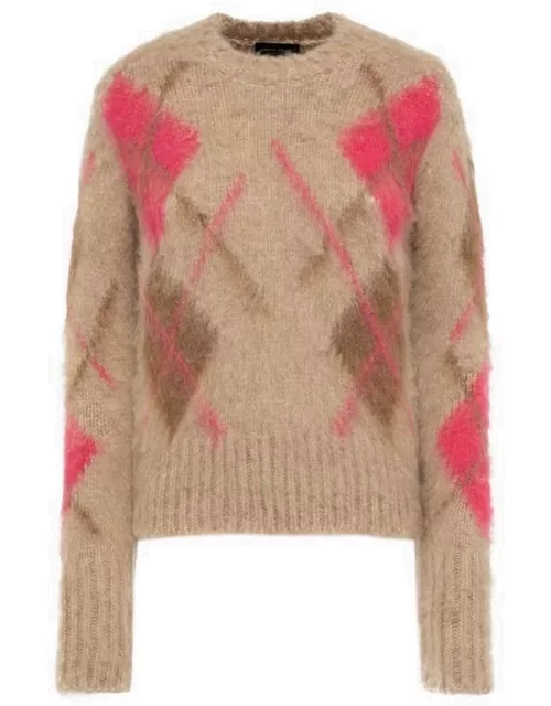 Roberto Collina Brushed Inlay Sweater