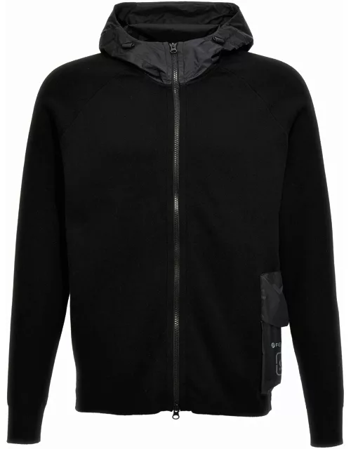 C.P. Company Hooded Sweater With Nylon Insert