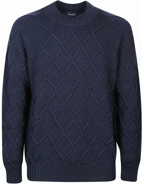 Drumohr Long Sleeve Round Neck Sweater