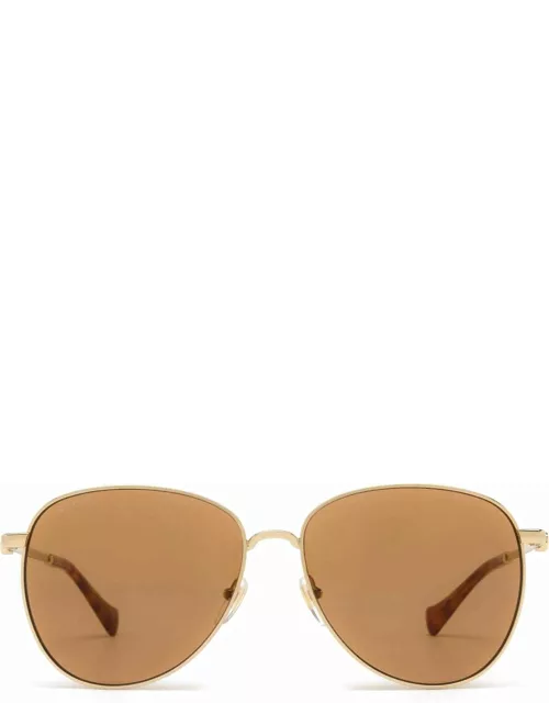 Gucci Eyewear Gg1419s Gold Sunglasse
