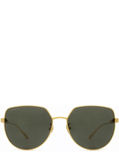 Gucci Eyewear Gg1435sa Gold Sunglasse
