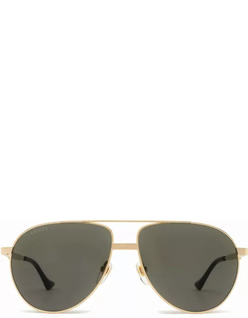 Gucci Eyewear Gg1440s Gold Sunglasse