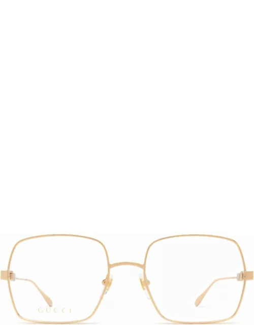 Gucci Eyewear Gg1434o Gold Glasse